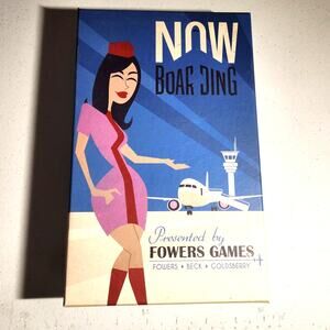"Now Boarding" Board Game by Flowers Games 2-5 Player, Ages 10+ Great Condition